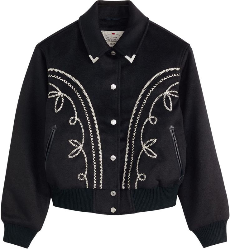 Levi's - LENNOX RODEO JACKET - Wollen Jasje - Zwart