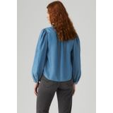 Levi's - Blouse - Bright Mid Stone - Lange Mouwen - Met Pofmouwen
