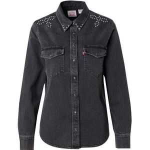 LEVI'S - Essential Western Shirt - Blouse - Zwart - Denim
