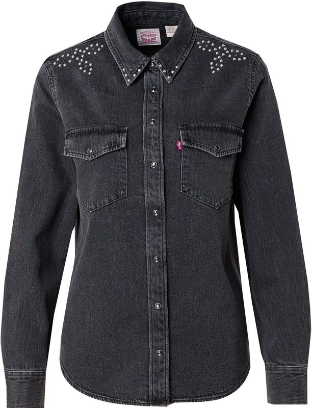 LEVI'S - Essential Western Shirt - Blouse - Zwart - Denim
