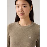 Levi's, Dames, Truien, Grijs, Maat: S Katoen,