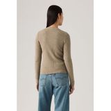 Levi's, Dames, Truien, Grijs, Maat: S Katoen,