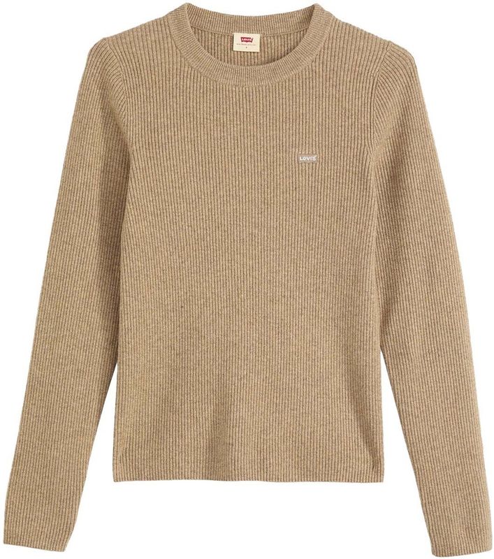 Levi's, Dames, Truien, Grijs, Maat: S Katoen,