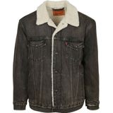 Levi's - Sherpa Jas - Antraciet - Denim - Heren - Tussenjas