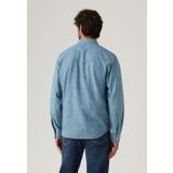 Levi's - A1919-0070 - Western Overhemd - Blauw - Relaxed Fit - Lange Mouwen - Katoen