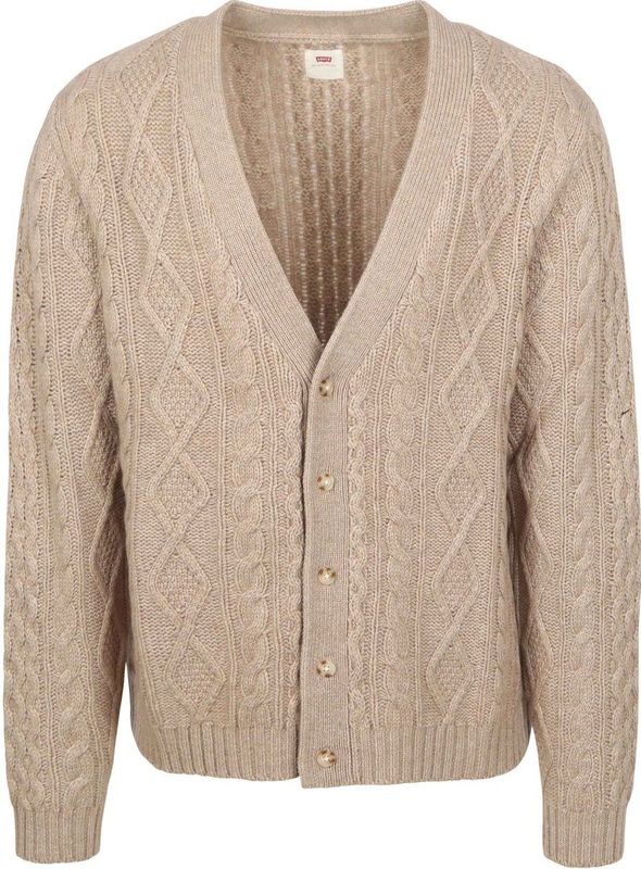 Levi's - Original Cardigan - Beige - Herenvest
