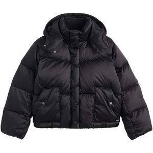 Levi's - WESTERN BUBBLE SHORTIE - Donsjas - Zwart - Dames