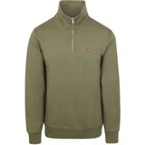 Levi's - Sweater Half Zip - Groen - Heren - Schipperstrui