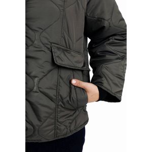 Paprika - Gewatteerde Jas - Donkergroen