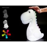 Dhink Dinosaurus XL Nachtlamp Tap en Timerfunctie Oplaadbaar 25CM