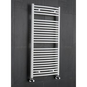 Sanifun handdoek radiator Medina Gebogen 180 x 60 Wit.
