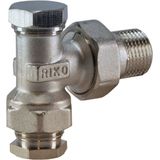 Velluto Riko voetventiel + adaptor 15 mm 1/2 inch haaks