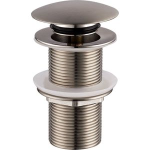 Sanifun Ral clickwaste verlengd 5/4 geborsteld staal