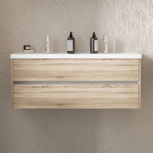 Sanifun Jena 120cm Wastafelmeubel / Duitse Eik — Duitse Eik / 120cm