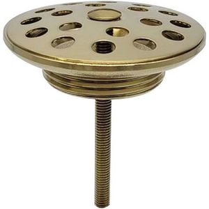 Sanifun Tikel Luxe messing plug rooster 5/4 geborsteld messing