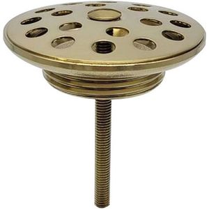 Sanifun Tikel Luxe messing plug rooster 5/4" geborsteld messing.