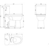 Sanifun verhoogd toilet All In One Eufemia 18