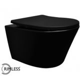 Sanifun hangtoilet Nero 520 mat-zwart B