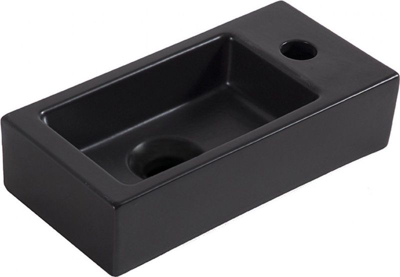 Sanifun wastafel Nero 360 x 180 x 90