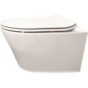 Sanifun Rimless hangtoilet Tomeka 520 wit combi