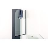 Sanifun badwand Kelderman - 1400 x 800 - zwart