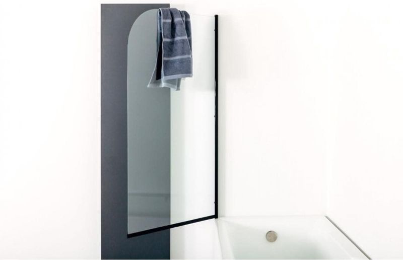 Sanifun badwand Kelderman - 1400 x 800 - zwart