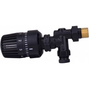 Sanifun thermostatische radiatorventiel Nero 1/2 x 15 mm axiaal