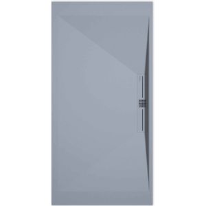 Sanifun douchebak Stone Side Gray Smooth 120 x 70 P.
