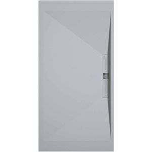 Sanifun douchebak Stone Side Gray 7035 Smooth 120 x 70 P.