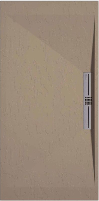 Sanifun douchebak Stone Side Moka Slate 1200 x 700 S