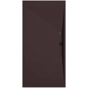 Sanifun douchebak Stone Side Chocolate Slate 120 x 80 P.