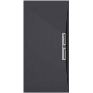 Sanifun douchebak Stone Side Anthraciet Slate 1300 x 700 S