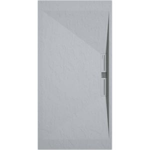 Sanifun douchebak Stone Side Gray 7035 Slate 1300 x 700 P