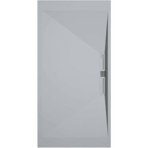 Sanifun douchebak Stone Side Gray 7035 Smooth 1300 x 700 P