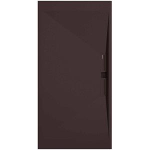 Sanifun douchebak Stone Side Chocolate Smooth 130 x 70 P.