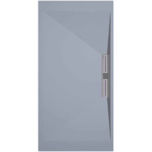 Sanifun douchebak Stone Side Gray Smooth 130 x 80 S.