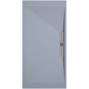Sanifun douchebak Stone Side Gray Smooth 140 x 70 S.