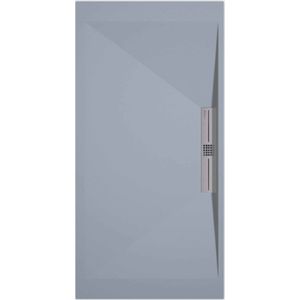 Sanifun douchebak Stone Side Gray Smooth 1400 x 900 S