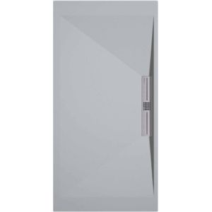 Sanifun douchebak Stone Side Gray 7035 Smooth 110 x 70 S.