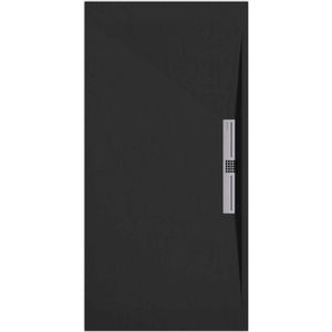 Sanifun douchebak Stone Side Black Slate 1100 x 700 S