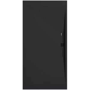 Sanifun douchebak Stone Side Black Smooth 1100 x 800 P