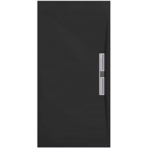Sanifun douchebak Stone Side Black Smooth 1000 x 700 S