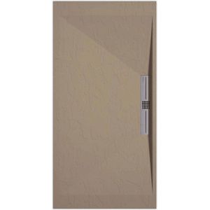 Sanifun douchebak Stone Side Moka Slate 1000 x 700 S