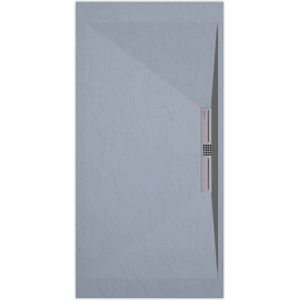 Sanifun douchebak Stone Side Gray Slate 1000 x 800 S