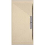 Sanifun douchebak Stone Side Cream Slate 1000 x 800 S