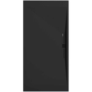 Sanifun douchebak Stone Side Black Smooth 900 x 700 P