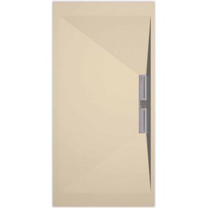 Sanifun douchebak Stone Side Cream Smooth 900 x 700 S