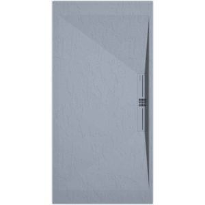 Sanifun douchebak Stone Side Gray Slate 160 x 90 P.