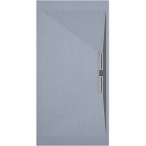 Sanifun douchebak Stone Side Gray Slate 160 x 90 S.