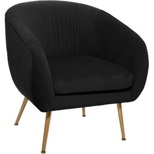 Eazy Living Fauteuil Delray Zwart